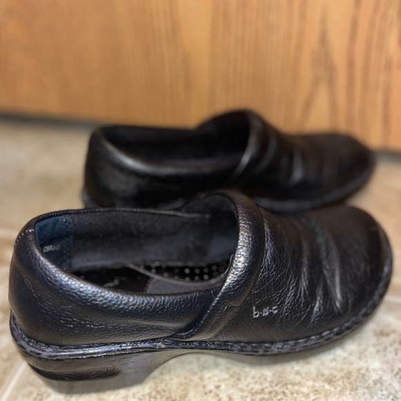 boc Shoes - boc Women’s Black Leather Comfort Casual Clogs Sz-7.5